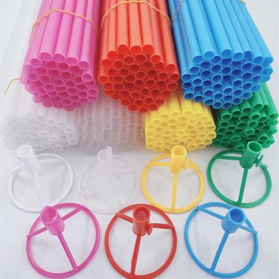 China Pure Color Wholesale Plastic Skeleton Stick In Hand For Balloon Party Decoration for sale