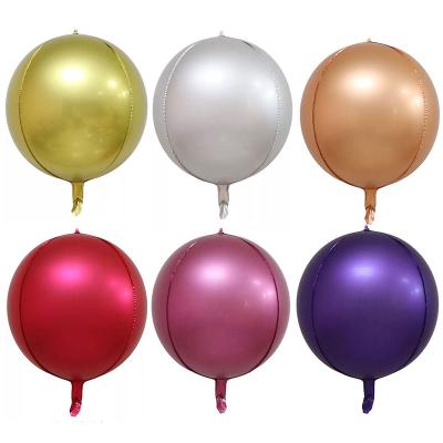 China Promotional Toy 22inch 4D Chrome Foil Balloon Party Supplies for sale