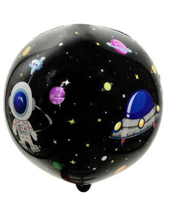 China Promotional Toy Astronaut Rocket Space 4D Foil Helium Balloons Party Decoration for sale