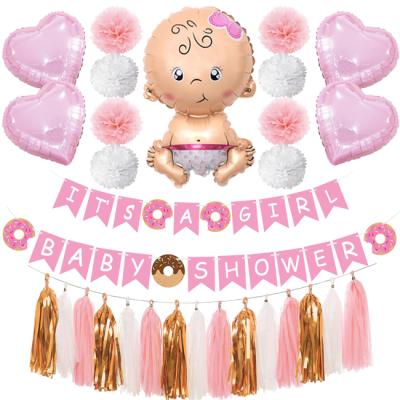 China Wholesale Custom Decoration Baby Shower Balloon Set For Kids 1st Birthday Party Decoration for sale