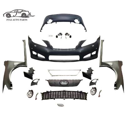 China FULI Factory-direct Front Bumper Car Front Rear Auto Bumper Side Bumpers For Lexus Is 250 Is300 2006-2012 ISF Upgrade Style Car Bumpers for sale