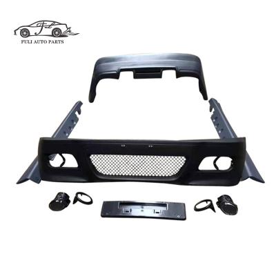 China FULI Factory-Direct Car Styling M3 Front Bumper Rear Bumper Spoiler Side Edges Foglight Body Kit Fit For BMW 3 Series E46 1998-2005 for sale