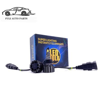 China FULI T13 LED Headlight Bulbs H4 H7 H8 H9 H11 H16JP 9004 9005 9006 9007 40W 7000LM 6500k LED Headlights T13-Monochrome Substrate Light Series for sale