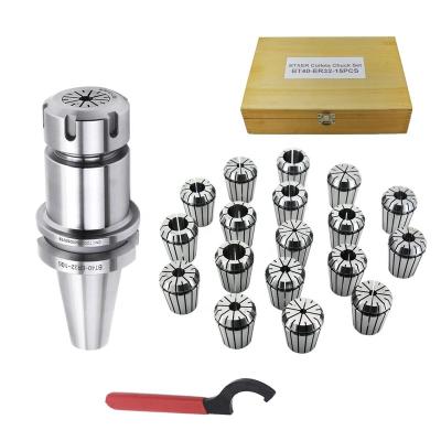 China Factory Machine Tools BT40 ER32 15PCS Bushing Set 0.008mm ER32 3-20mm Milling Bushings Sets BT Tool Holder BT ER Bushing Chuck Set for sale