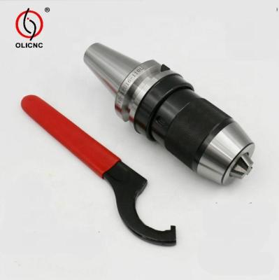 China Building Material Stores Wholesale BT40 APU Integrated Drill Chuck , CNC Keyless Drill Chuck Holder for sale