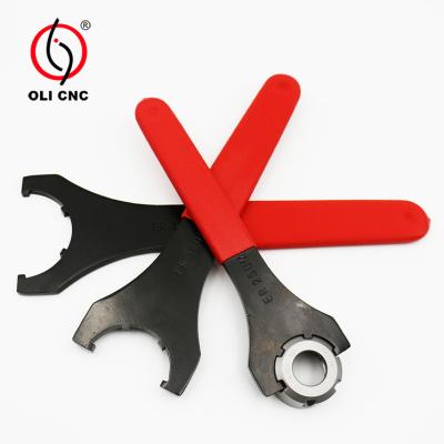 China Tools Other Machine Tools Accessories ER16 ER20 ER25 ER32 ER40 ER50 C Bushing ER Chuck Open End Wrench for sale