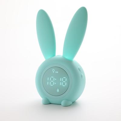 China Supplier Direct Antique Laser Light Factory Style Musical Clocks Kids Sleep Trainer Baby Bedroom Alarm Smart Clock for sale