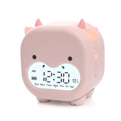 China Calendars China Made New Product Nordic Hot Selling Wake Up Light Alarm Voice-activated Smart Clock for sale