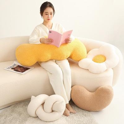 China Custom Cotton Filled Bogie Frame Massage Bolster Pillow U Shape Anti Static for sale