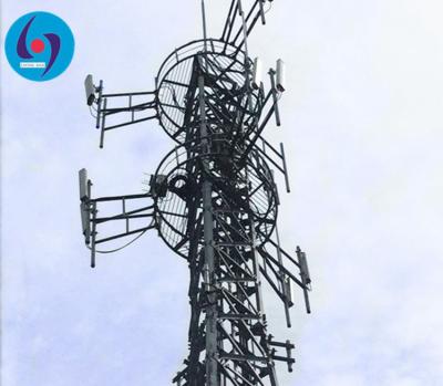 China Hot Dip Galvanized Self-Supporting Classic Models HS-JG45654P Lattice (HDG) Telecommunication Towers for sale