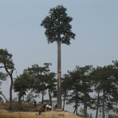 China Q345B/Q235B Artificial Tree Tower 40M GRD Single Pole - Pine Tower, Camouflaged Tree Tower for sale