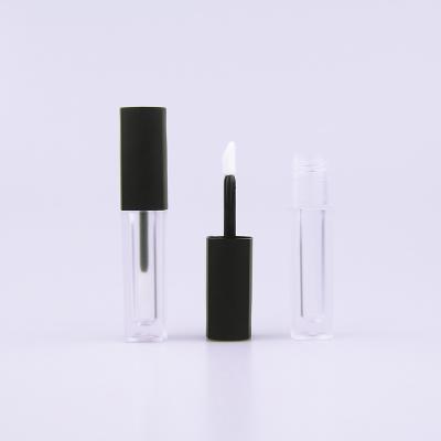 China Lipstick Filling 2.5ml Mini Empty Lip Gloss Tube by Matte Black Cap for sale