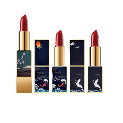 China Retro Chinese Style Beijing Forbidden City Opera Magnetic Buckle Lipstick Tube Skin Care Personal High-end Empty Lipstick Tube Packaging for sale