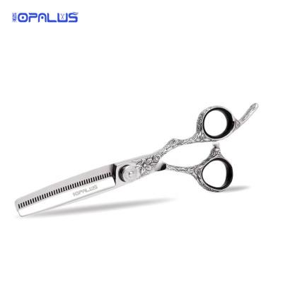 China Japanese 440C Hair Scissors Professional Hairdressing European Style Thinning Scissors Cutting Flower Screw Hair Cutting Scissors MS007 for sale