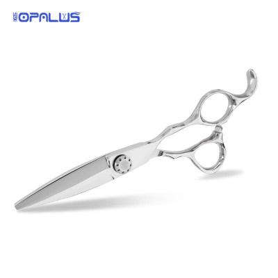 China Professional Japanese Steel Hair Scissors Unique Design Razor's Edge Hairdressing Scissors Hair Cutting Scissors MS052 for sale