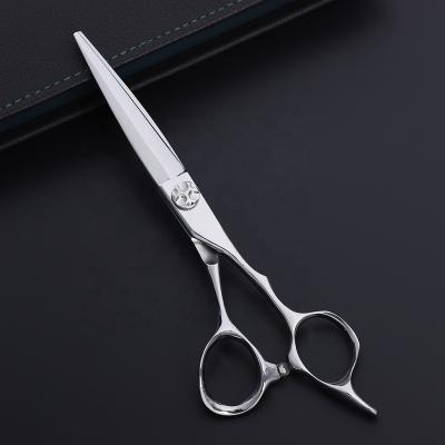 China Professional hair scissors Japan steel hot sale offset handle hair cutting scissors for beauty salon/barber shop ML519 for sale