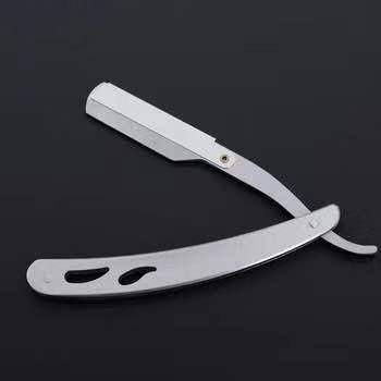 China Hot Sales Single Blade Barber Shaving Straight Razor Blade Single Blade Stainless Steel Hair Salon Shaving Hair Razor Knife MRZ007 for sale