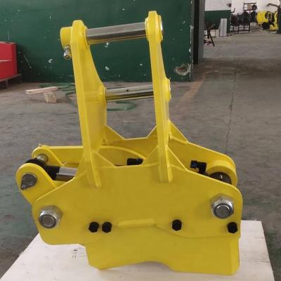 China Building Material Shops China Small Tractor Excavator Mounted Power Cutter Grapple For Tree Cutter Staple Head Wood Price for sale