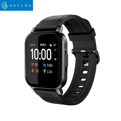 China Original Wifi Global Version Haylou Solar Watch IP68 Waterproof 12 Sports Mode Call Reminder BT5.0 Haylou Smart Wristband LS02 for sale