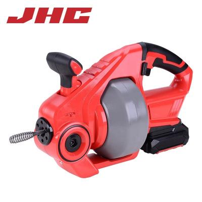 China JHC 18V Cordless Electric Sewer Pipe Snake Cordless Portable Drain Cleaner Auger Cordless Electric Drain Cleaner for DIY Use 3/4-2