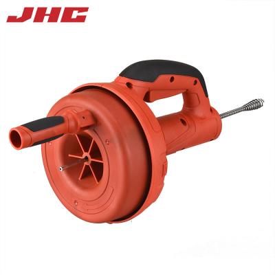 China Portable Plastc JHC Electric Spinning Auger Hand Drain Spiral Sewer Sink Drain Cleaner for sale