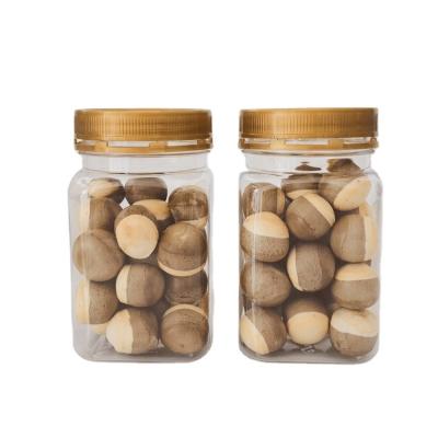 China Eco - Friendly Wholesale Plastic 400ML Square Bottles Frosted Jars Coffee Beans Tea Nut for sale