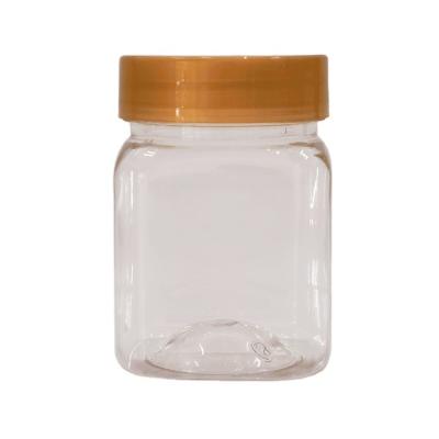 China 210ML Square Mini Jars For Honey Plastic Eco - Friendly Wholesale Food Container for sale