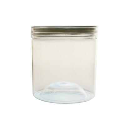 China 480ML Eco-friendly In Stock Wholesale Portable Plastic Sealable Canned Food Storage Jar With Easy Open Lid for sale