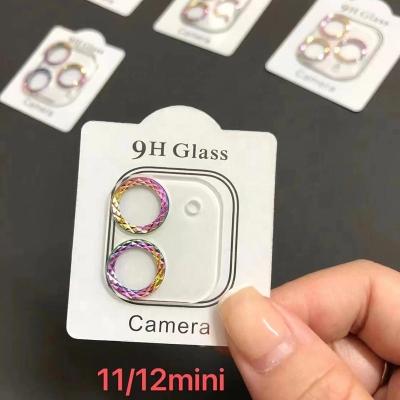 China hot sale glossy Anti-fingerprint metal camera lens film protection for cell phone iphone camera lens 12 pro 2021 max for sale