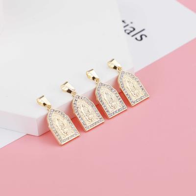 China LEJIER ZC Copper Alloy Non Allergic Fashionable Brass Gold Silver Hop Chains Religious Jewelry Fashion Pendant for sale