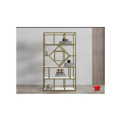 China Vintage Adjustable Modern Living Room Furniture Children's Vintage Bookcase Desk Floor Small (Height) Metal Wall Shelf for sale