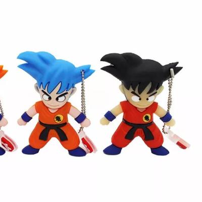 China Gift--Wholesale promotional model 4GB 64GB 16GB 32GB pens goku cartoon pendrive dragon ball flash drive usb 3.0 U disk memory stick cute key chain gift for sale