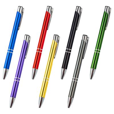 China 2022 Fashionable Custom Ballpoint Pen Personalized Advertising Cheap Logo Ballpoint Foil With Company Rollerball Gift Metal Gel Pen for sale