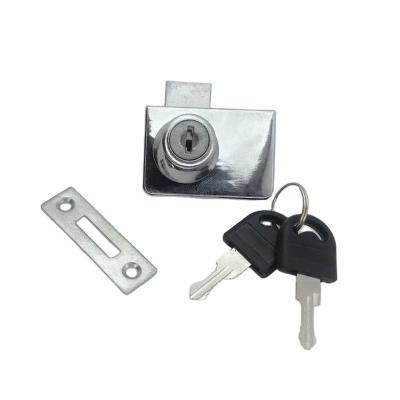 China 409 Locker Push Drawer Lock Iron Main Cabinet Zinc Alloy Door Lock for sale