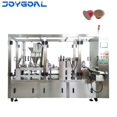 China Beverage packed coffee nespresso pod selling packing machine packing machines coffee trade for nespresso coffee filling capsule for sale