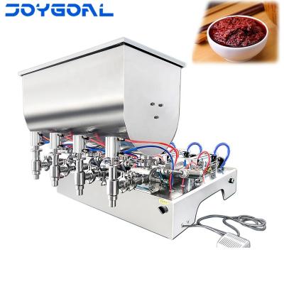 China Semi Automatic Food Filling Machine Paste Filling Machine Tomato Sauce Filling Machine for sale