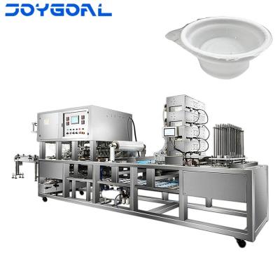 China JOYGOAL China Beverage Making Automatic Plastic Water Cup Filling Sealing Machine for sale