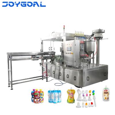 China Automatic plastic bag and CLOTHING bags stand up pouch package doy granules filling and sealing machine for sale