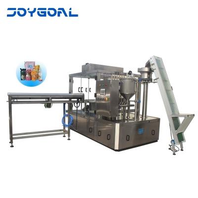 China CLOTHING Yogurt Spout Aluminum Pouch Filling And Capping Machine Pouch Filling And Capping Machine for sale