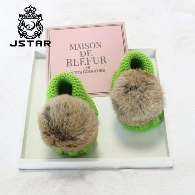 China Hot Sale Fashion Hand Crochet Knitting Keep Warm Boots Cute Baby Knit Shoes for sale