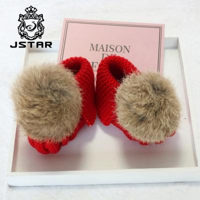 China Hot Sale Fashion Keep Warm Boots Cute Baby Knit Shoes Baby Knitted Shoes for sale