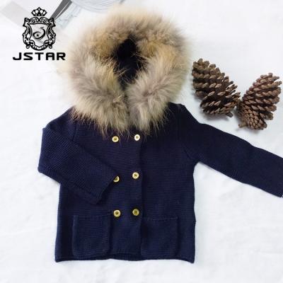 China Excellent Quality Anti-Wrinkle Kids 100% Acrylic Knitted Boys Down Jackets for sale