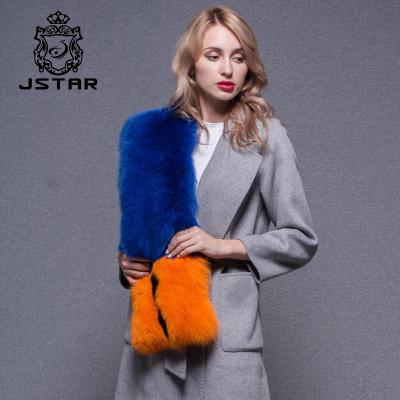 China New Fashion Hot Women Genuine Fox Fur Whole Scarf With Head Tail for sale