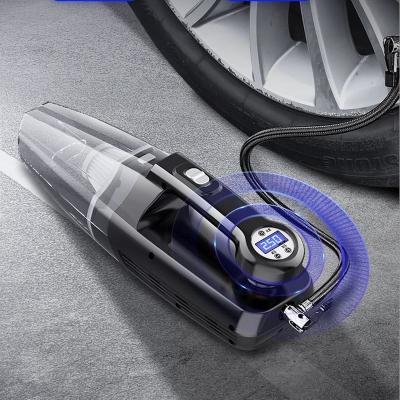 China New China-chic 5000pa multifunctional car vacuum cleaner with high power 12V LED lamp 4 in one car vacuum cleaner and compressor for sale