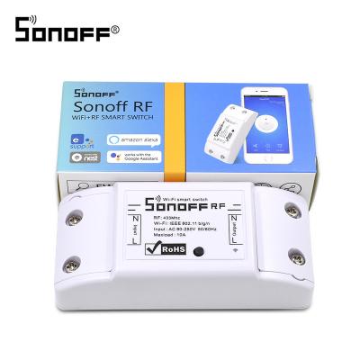 China Universal Sonoff RF Wifi Switch Base For Smart Home Wif Switch Automation Module Timer Diy Remote Controller Sonoff RF for sale