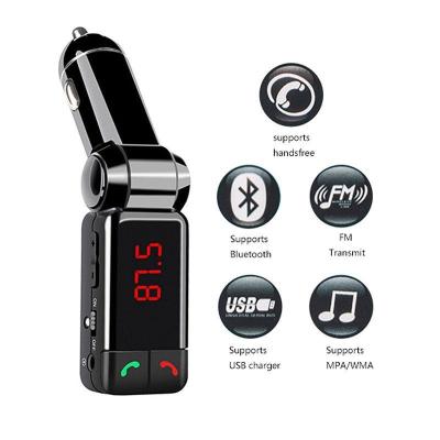 China Hot Seller Blue BC06 LCD Tooth Car Kit MP3 FM Transmitter USB Charger SD Car Kit MP3 FM Transmitter USB Charger SD ABS Amazon for sale