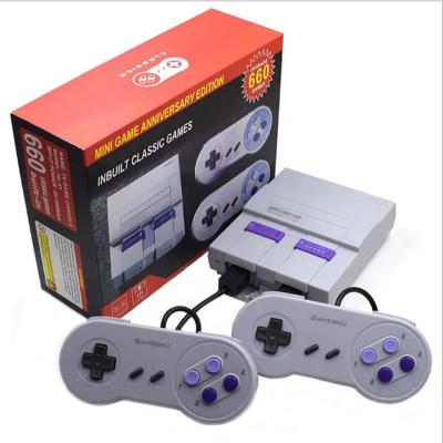 China Retro Video Game Console Mini TV Family Game Console Handheld Element 660 Classic For NES Games With Dual Gamepad With AV 660 Game Console for sale