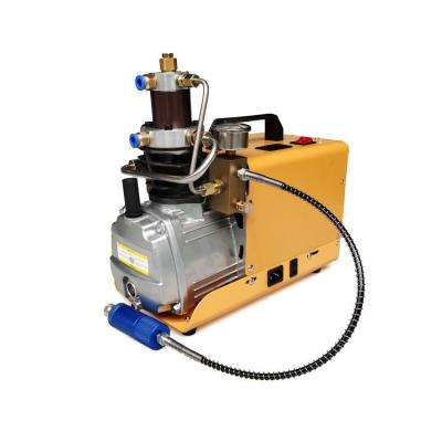 China Lubricated mini air compressor 4500psi high pressure pcp compressor for diving for sale