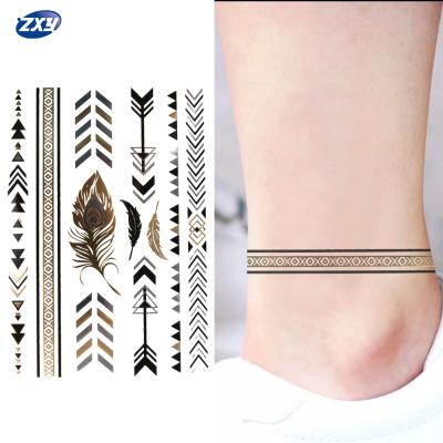 China Temporary Waterproof Body Painting DIY Tattoo Body Sticker Water Transfer Tattoo Sticker Machine Te koop