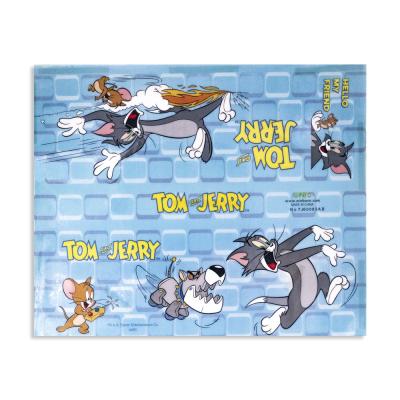 中国 Coated Paper with Chinese National Treasure Tom and Jerry Cartoon Glossy Lamination Self Adhesive Removable Label Sticker 販売のため